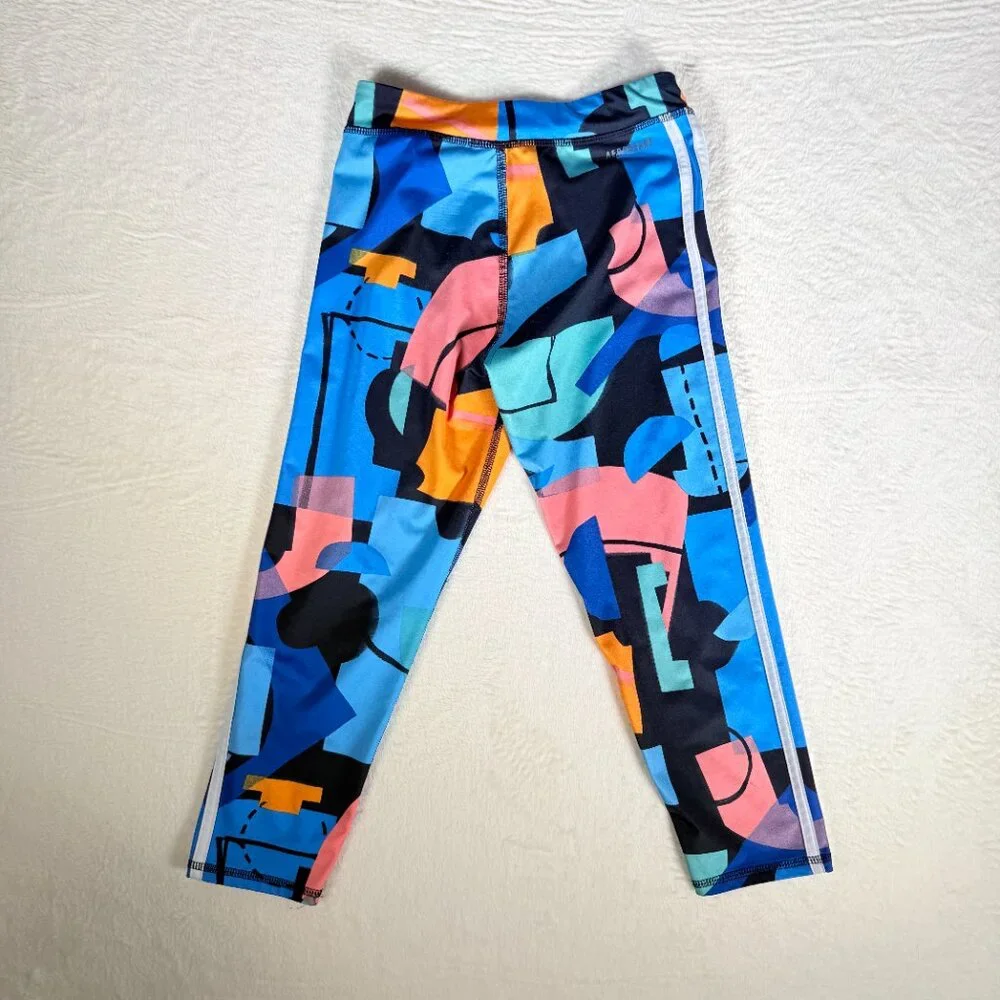Adidas Kids Colorful Graphic Leggings size Medium‎ (10-12)